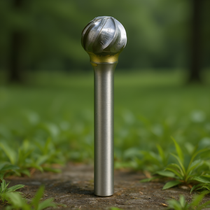 Fresa Rotativa de Punta Esférica de 8 mm de Diámetro, de Carburo Sólido, para Corte y Modelado de Precisión - Product Image 3