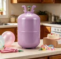 Tanque de Gas Portátil de 3.5 L para Arcos de Globos y Decoraciones de Fiesta, Cilindro de Gas OEM y Suministro de Tanques para Globos