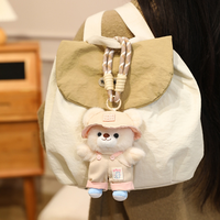 Peluche ours kawaii personnalisée en gros, peluche super douce, collection de porte-clés, jouet pour la décoration de sac à main ou de sac à dos