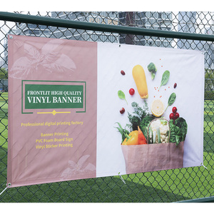Bannière publicitaire verticale en tissu vinyle polyester imperméable, impression couleur intégrale, résistante aux UV, de haute qualité, pour salons professionnels et centres commerciaux - Product Image 2