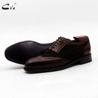 Chaussures pour hommes en cuir de veau pleine fleur personnalisées Cie, fabrication Goodyear