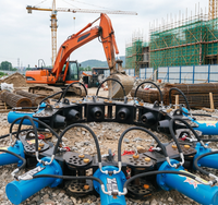 Brise-pieux pour excavatrice de 1600 mm avec attache rapide pour les projets de construction et de démolition
