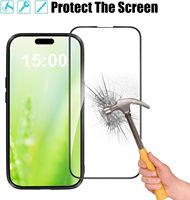 Téléphone portable Gorille verre trempé Film protecteur d'écran pour Iphone 15 pro Film de verre protecteur verre trempé téléphone Film écran