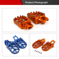 Repose-pieds en aluminium CNC sur mesure OEM compatibles avec les accessoires de modification de course KTM SX-F XC-F EXC-F