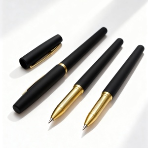 ปากกาเจลความจุสูง 0.5/0.7/1.0 มม. หัวกระสุน สีดำด้าน สำหรับสำนักงาน ลายเซ็น นักเรียน และการสอบ - Product Image 2