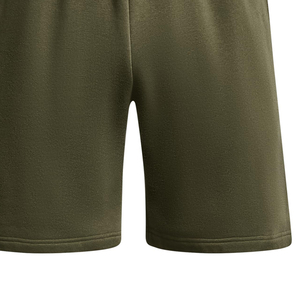 กางเกงขาสั้นลำลองผู้ชายเอวกลางผ้าฝ้ายฟลีซสีพื้นระบายอากาศได้ดีเป็นมิตรกับสิ่งแวดล้อมแห้งเร็วพร้อมเชือกผูก - Product Image 6