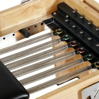 Reformer Pilates en bois de chêne durable avec système trapèze complet
