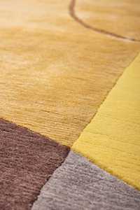 Tapis persan noué à la main, tapis de luxe fait main en laine tibétaine et soie pour la décoration intérieure de la maison, de l'hôtel et du bureau - Product Image 5