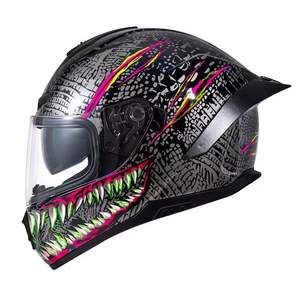 Big Tail Hommes Femmes Général Vélo Électrique Double Lentille Casque De Sécurité D'équitation Casques De Moto - Product Image 1