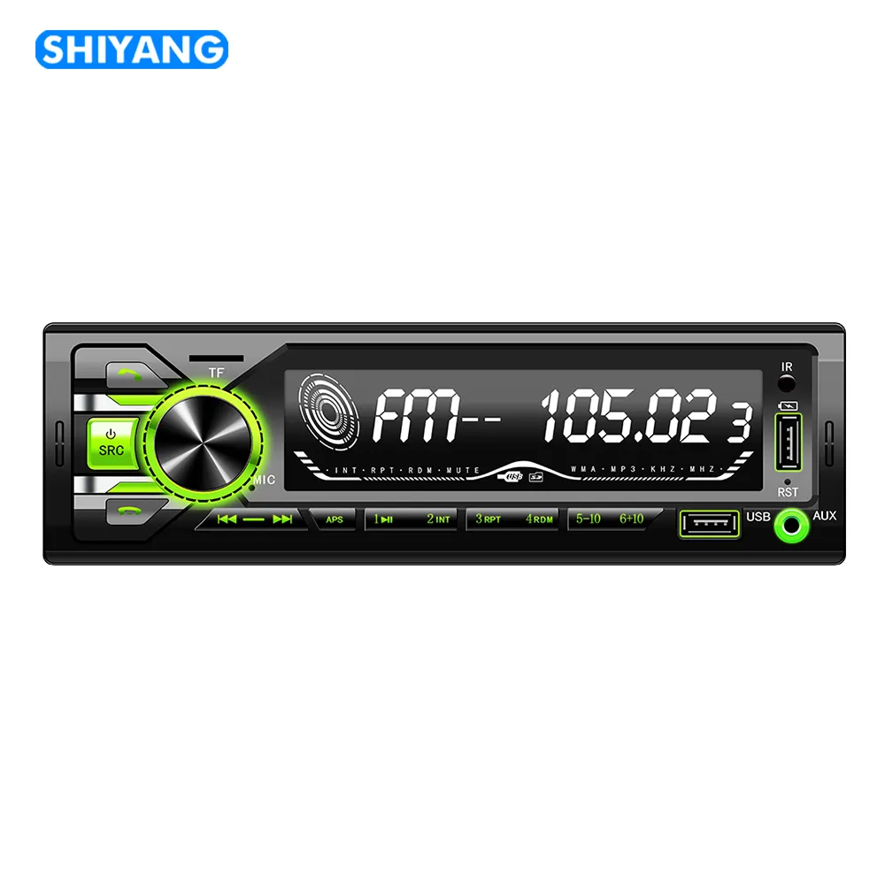 Sıcak satış yeni 1 Din Stereo çalar MP3 FM alıcı TF LCD MP3 oynatıcı araba radyo 2 USB BT 12V araba ses çalar