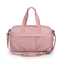 Bolsa de Viaje Impermeable con Compartimento para Zapatos, Bolsillo para Separación de Objetos Secos y Húmedos, Múltiples Bolsillos, Gran Capacidad, Bolsa de Gimnasio para Fin de Semana