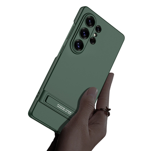 เคส PC สีด้านแบบเรียบ สำหรับ S24 S25 S26 Ultra พร้อมขาตั้ง ป้องกันการตกกระแทก สำหรับ S25 S26 Ultra - Product Image 3