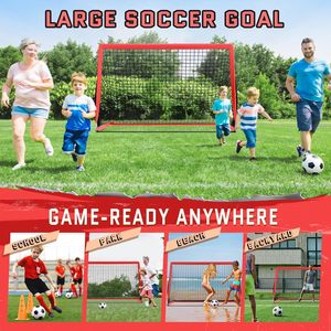 <span class=keywords><strong>2025</strong></span> nhà máy bán hàng trực tiếp 6x4 ft xách tay Pop Up bóng đá Mục tiêu thiết bị đào tạo cho trẻ em Thanh Niên Toddler thể thao ngoài trời trò chơi - Product Image 6