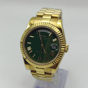 Fashion <b>Men</b> Stainless Steel Waterproof Miyota 8285 Movement Luxury Wrist Mechanical Business <b>Watch</b> Romal Dial - Product Image 4