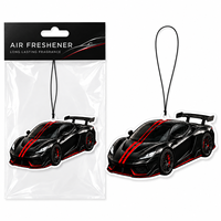 Désodorisant de voiture personnalisé, carte en papier suspendue avec logo, parfum de luxe pour automobile, vente en gros