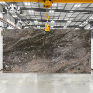 GOLDTOP Arabescato Grigio Rosa Slabs <b>for</b> Grand Cruise Ship Lobby and Casino Resort Mitered <b>Edge</b> Wall and <b>Floor</b> Paneling - Product Image 1
