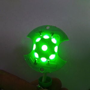ไฟพินบอล Autodragons แบบปรับแต่งได้ Ba9s # 44 # ไฟดิสก์ LED แบบป๊อปสำหรับกันชน 47 ดวง แบบสองด้าน 13 LED สีขาวเย็นและสีเขียว - Product Image 5