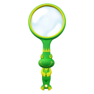 YL Childrens Frog Magnifying Glass Plastic Handheld Reading Lens 85 100 Random Color - Product Image 5