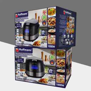Cuisinière multifonction numérique programmable Hoffmans 19-en-1, 6L, 1000W, cuiseur lent, cuiseur vapeur, cuiseur à riz pour les marchés africains - Product Image 3