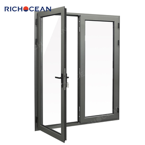 Pintu Geser Patio Ganda RICHOCEAN Hotel, Anti Badai, Aluminium, Kaca Tiga Lapis, Model Prancis - Product Image 2