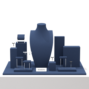 MASON Set de Présentoirs de Luxe sur Mesure pour Vitrine et Comptoir à la Dernière Mode, en Microfibre et Cadre Métallique - Product Image 3