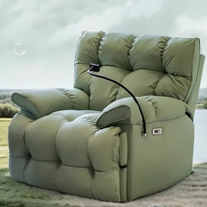 Sillón individual de lujo tipo cápsula espacial, sofá para sala de estar, sillón de descanso con función eléctrica. - Product Image 1