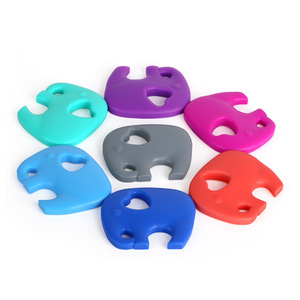 Anneau de dentition en silicone de qualité alimentaire pour bébé éléphant, jouet à mâcher souple pour nourrissons de 0 à 24 mois - Product Image 3