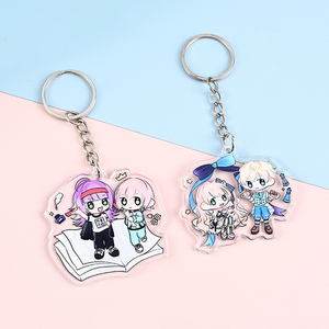 Spot Wholesale Acrylic DIY <b>Keychains</b> Cartoon <b>Anime</b> Acrylic Standees Keychain Ornaments & Creative Gifts - Product Image 3
