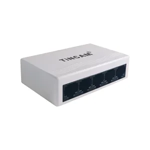 Tincam 5 Cổng chuyển đổi mạng 10/100Mbps Ethernet chuyển đổi Adapter nhanh RJ45 Ethernet Switcher Lan chuyển đổi Hub Nhà máy cung cấp OEM