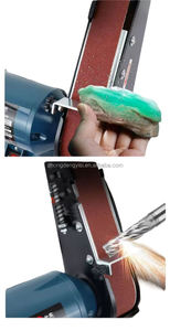<b>Bench</b> Grinder &belt Sander One Machine With Two Functions 2024 Hot Sale for Home and Factory Workshop Use With Good Quality - Product Image 2