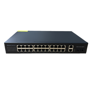 Factory Direct 24 Port PoE Switch with 2 Uplink Ports and 2 SFP for Large Network Systems - Product Image 2