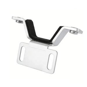 VN Custom Precision Stamping Bending SUS304 Stainless Steel Y Type Pipe Support Bracket with <b>Cushion</b> <b>Pad</b> for Instrument Support - Product Image 2