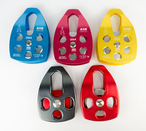 Vendita calda personalizzata arrampicata 30KN leggero salvataggio puleggia in alluminio puleggia singola - Product Image 2