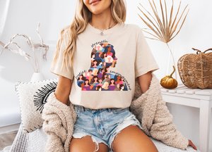 T-Shirt per l'Empowerment Femminile, Vestibilità Regolare, 100% Cotone, Collo Tondo, Manica Corta Casual, Stampa Digitale, Per Tutte le Stagioni - Product Image 3