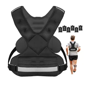 شعار مخصص سترة الوزن قابل للتعديل تمرين اللياقة البدنية صالة الألعاب الرياضية الجري تدريب الجسم سترات مرجحة للرجال النساء الاطفال - Product Image 1