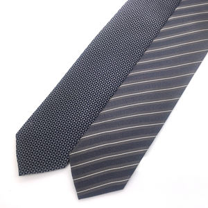 Распродажа, мужской галстук в темно-синюю полоску, классический деловой галстук из полиэстера - Product Image 3