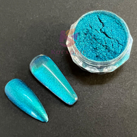 Bubuk Mika Super Shift 24 Warna Laris Manis, Holografik Chameleon, Pigmen Pelapis Cat Kuku & Cat Mobil, Bubuk Berkilau