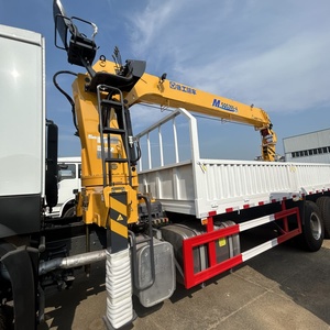 รถบรรทุก HOWO 6x4 รุ่นใหม่ พร้อมเครนไฮดรอลิก 12 ตัน |   อเนกประสงค์สำหรับโลจิสติกส์และการก่อสร้าง - Product Image 4