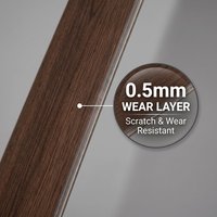 Revêtement de sol vinyle commercial de qualité supérieure avec couche d'usure de 0,5 mm, pose collée, LVT en planches, étanche, en PVC, pour zones à fort trafic
