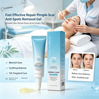 Gel Réparateur Rapide et Efficace Contre les Cicatrices d'Acné et les Taches, Lisse la Peau, Resserre les Pores, Crème Anti-Acné pour Peaux à Tendance Acnéique