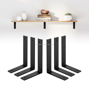 Bán Buôn Tùy Chỉnh Nổi Kim Loại <span class=keywords><strong>L</strong></span> Khung Góc Có Thể Điều Chỉnh Sắt Kim Loại Tường Khung Giá Cho Gấp Kệ Gắn Góc - Product Image 4