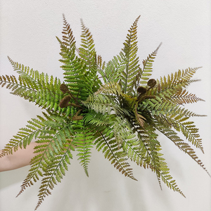 Artigianale realistico appesa artificiale Fern vite per interni finto verde fogliame in plastica per decorazione da Wedding - Product Image 4