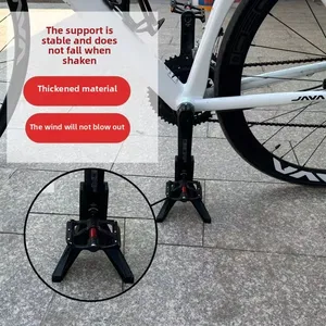 Rak Parkir Belakang Sepeda untuk Bersepeda di Jalan Raya dan Bersepeda Off-Road dengan <span class=keywords><strong>Pedal</strong></span> Frame <span class=keywords><strong>Kickstand</strong></span> yang Praktis untuk Bersepeda di Pegunungan - Product Image 4