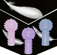 Kit de stimulation sexuelle à doigts, Kit dents de loup en cristal, Jouet sexuel pour adultes, Stimulation douce SM, Masturbation de l'orgasme, Massage corporel