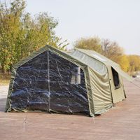 Cabane gonflable d'hiver pour le camping en plein air, climatiseur portable, tente gonflable de camping