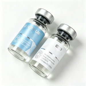 Étiquettes de flacons scellées texturées à large plage de température, autocollants anti-effraction personnalisés pour flacons de recharge de 3 ml pour stockage à chaud ou à froid - Product Image 3