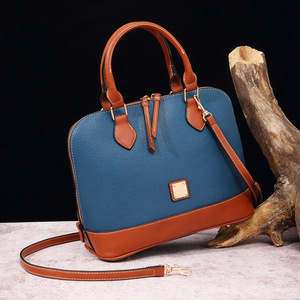 Sac à main bandoulière rétro européen et américain en cuir grainé litchi, avec fermeture éclair, pour femme, usage quotidien - Product Image 5