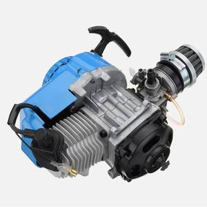 Mini Motocicleta ATV Azul para Playa con Motor de Gasolina de Dos Tiempos de 47/49cc con Arranque Manual - Product Image 3