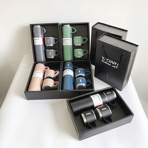 17Oz Flask <b>Thermos</b> Vacuum Stainless Steel Water <b>Bottle</b> Sports 500Ml Insulated Tumbler Set - Product Image 1
