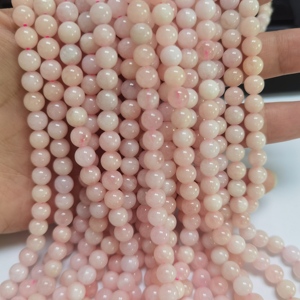 Perle Sciolte di Morganite Rosa Naturale, Pietre Preziose Rotonde da 6 <span class=keywords><strong>mm</strong></span>, <span class=keywords><strong>8</strong></span> <span class=keywords><strong>mm</strong></span>, 10 <span class=keywords><strong>mm</strong></span> - Product Image 5